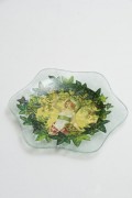 Verre ガラスの皿(六角)